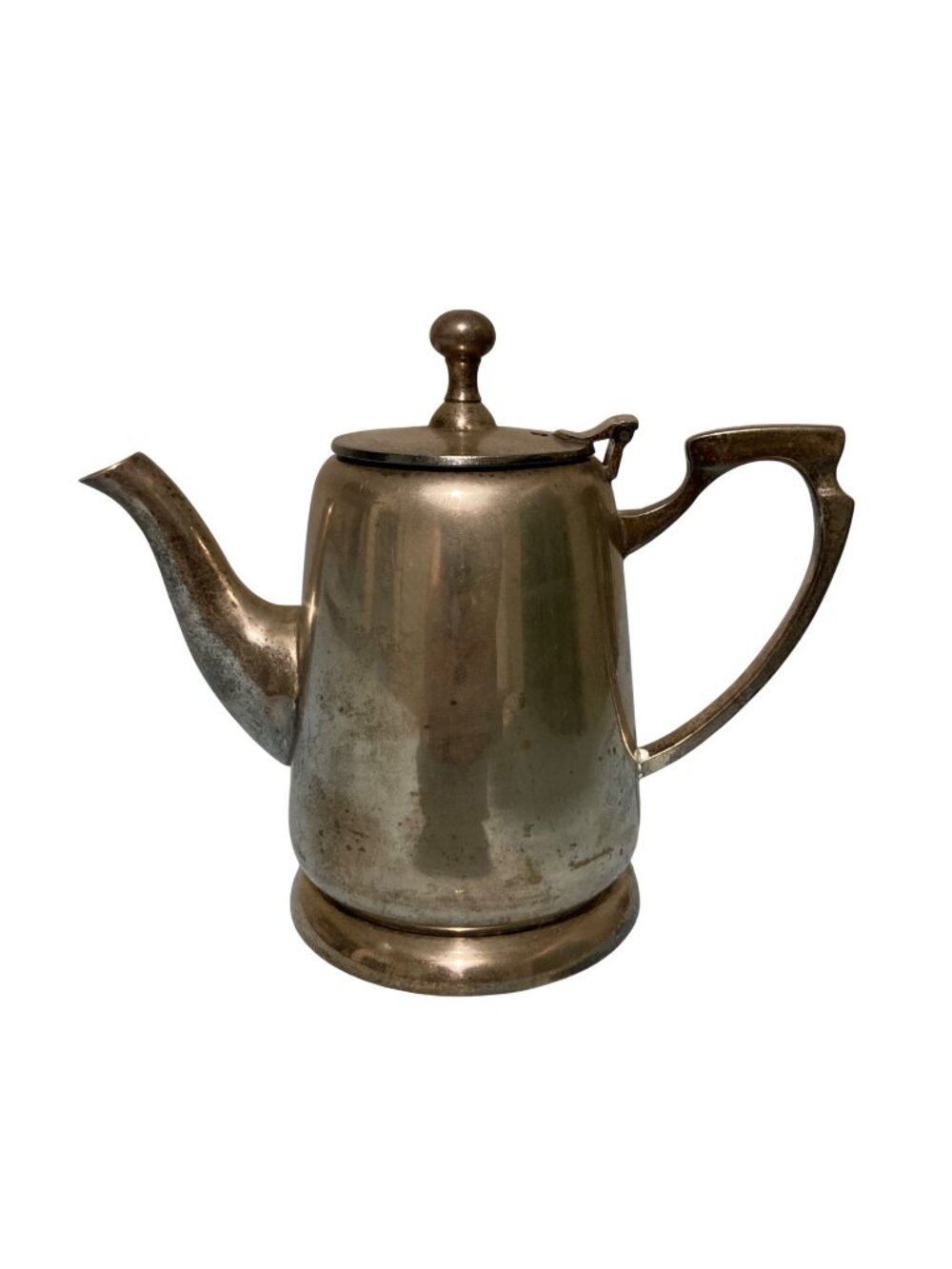 Vintage Silver-Plated Miniature Teapot For One 6"